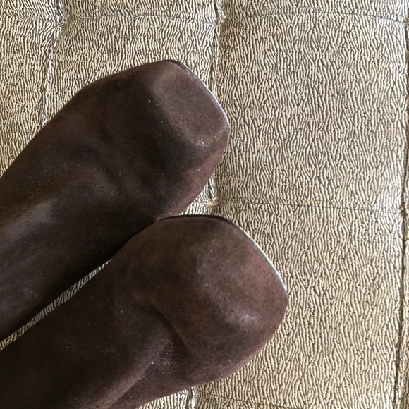 Michael Kors Wedge Suede Leather Boots 8M - Picture 5 of 6